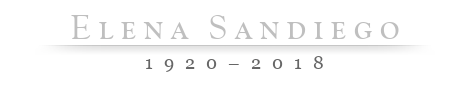  Elena Sandiego: 1920–2018