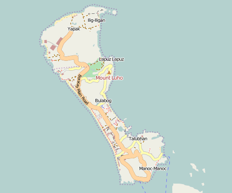  Map of Boracay in OpenStreetMap