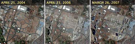 city bonifacio global historical satellite imagery maps google 2004 2006 earth drastic