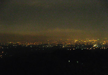  Not too nice photo of the Metro Manila lights.