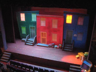  Avenue Q stage set.