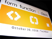  Photo of the Form Function and Class logo.