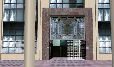  Detail of the 3D Gonzalez Hall