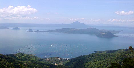  View of Taal Lake from Tagaytay.