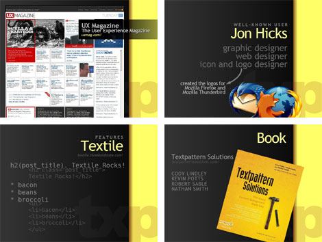  Four slides from my presentation